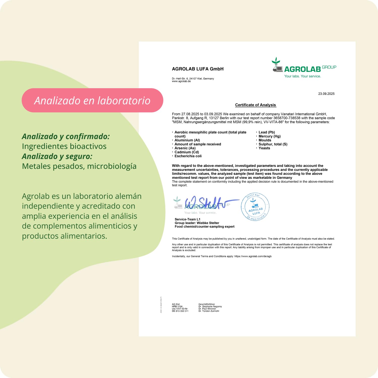 MSM 365 Cápsulas Vegavero | 99,9% Puro | 2000 mg | Sin Aditivos | Metilsulfonilmetano | Antiinflamatorio Natural + Articulaciones + Dolor Espalda | Vegano