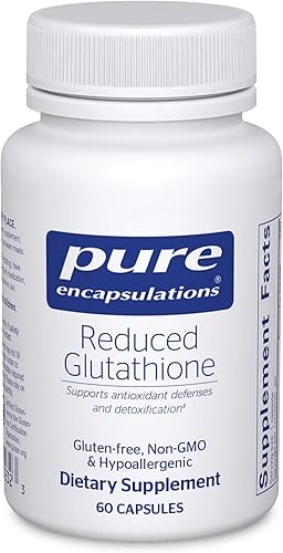 Pure Encapsulations Glutatión reducido | Suplemento antioxidante hipoalergénico para apoyar la salud del hígado y las células* | 60 cápsulas