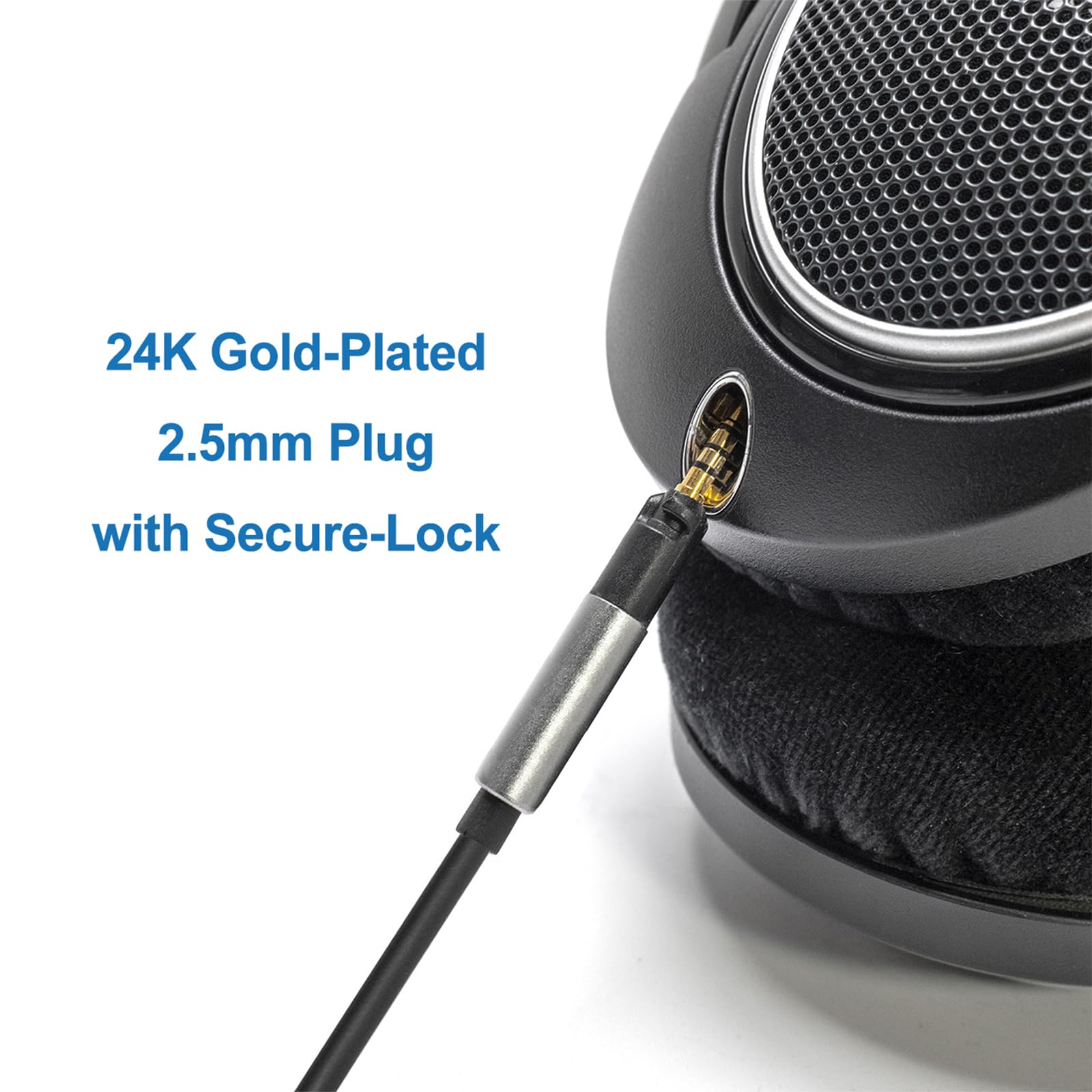 Amazon | Earmax 4.4mm~2.5mmバランスケーブル ゼンハイザー HD598
