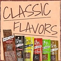 Vista 5 de Primal Spirit Vegan Jerky - Seitan Power Pack, 0.35 oz. Proteína a base de plantas, certificada sin OMG, sin conservantes