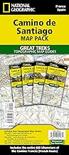 Camino de Santiago Map [Map Pack Bundle] Map (National Geographic Trails Illustrated Map)