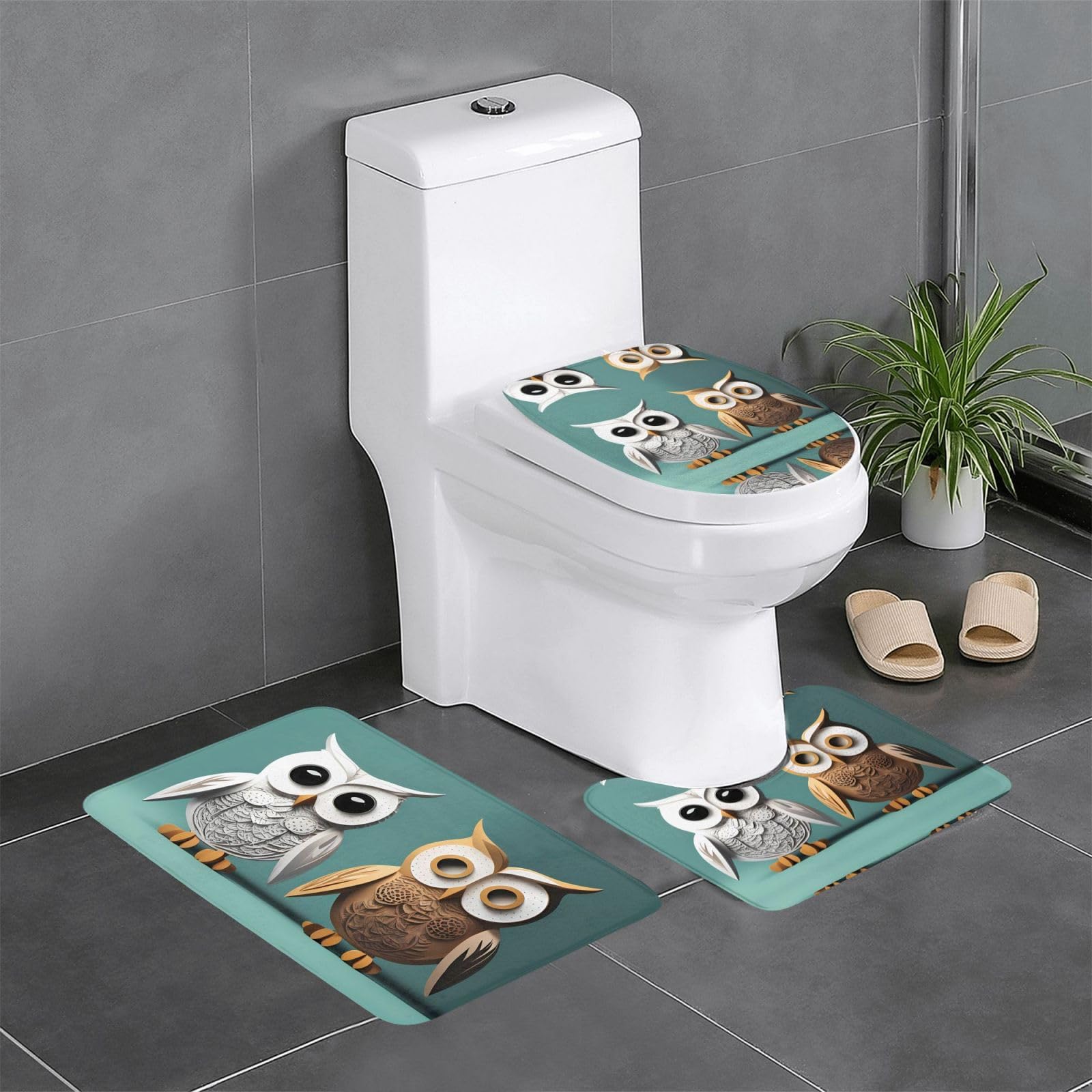 Tapis de salle de bain antidérapants pour meuble-lavabo et WC : confort au quotidien
