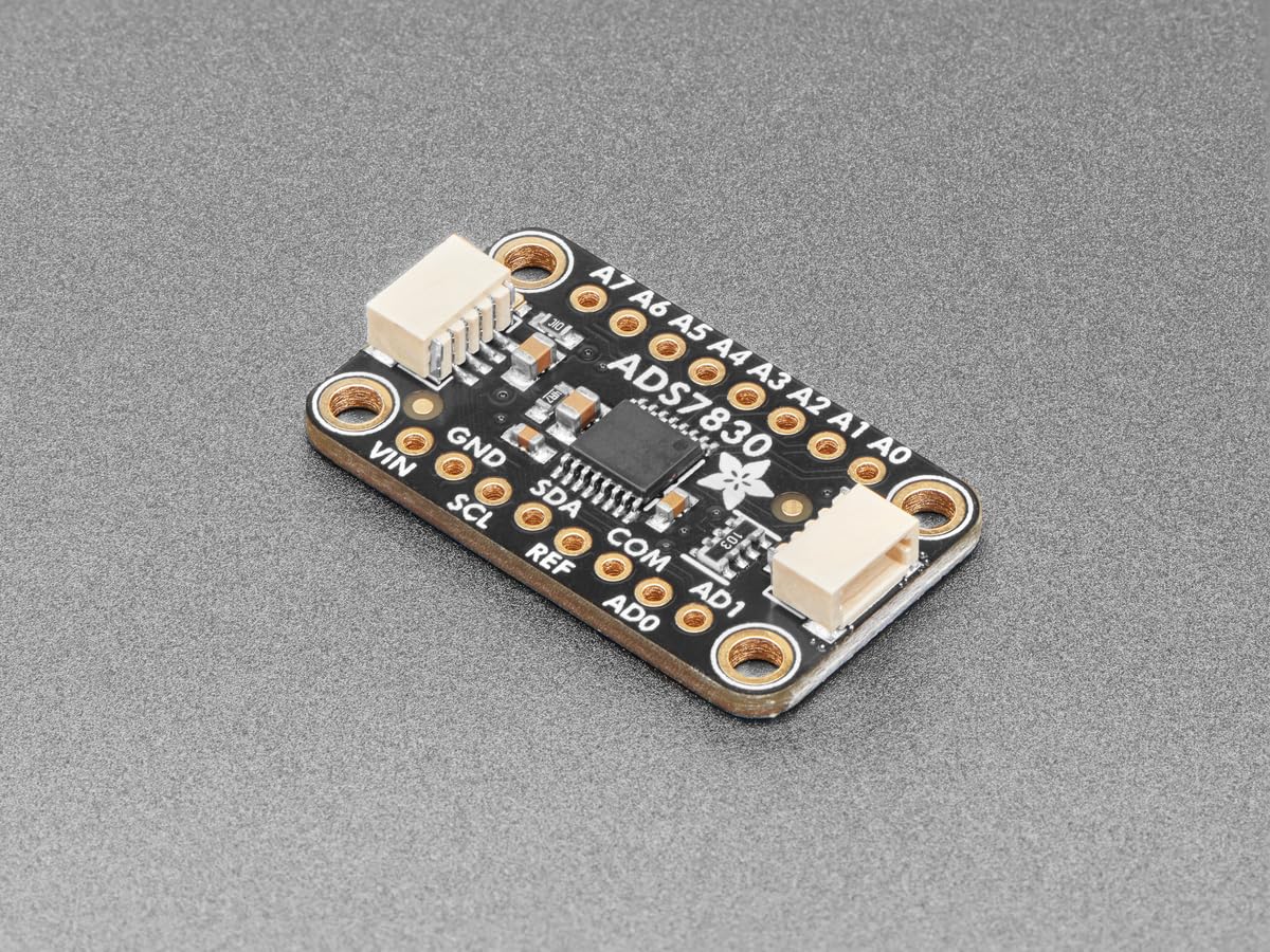 Adafruit ADS7830 - Convertitore A/D a 8 bit, ADC con I2C, STEMMA QT/Qwiic, 5836