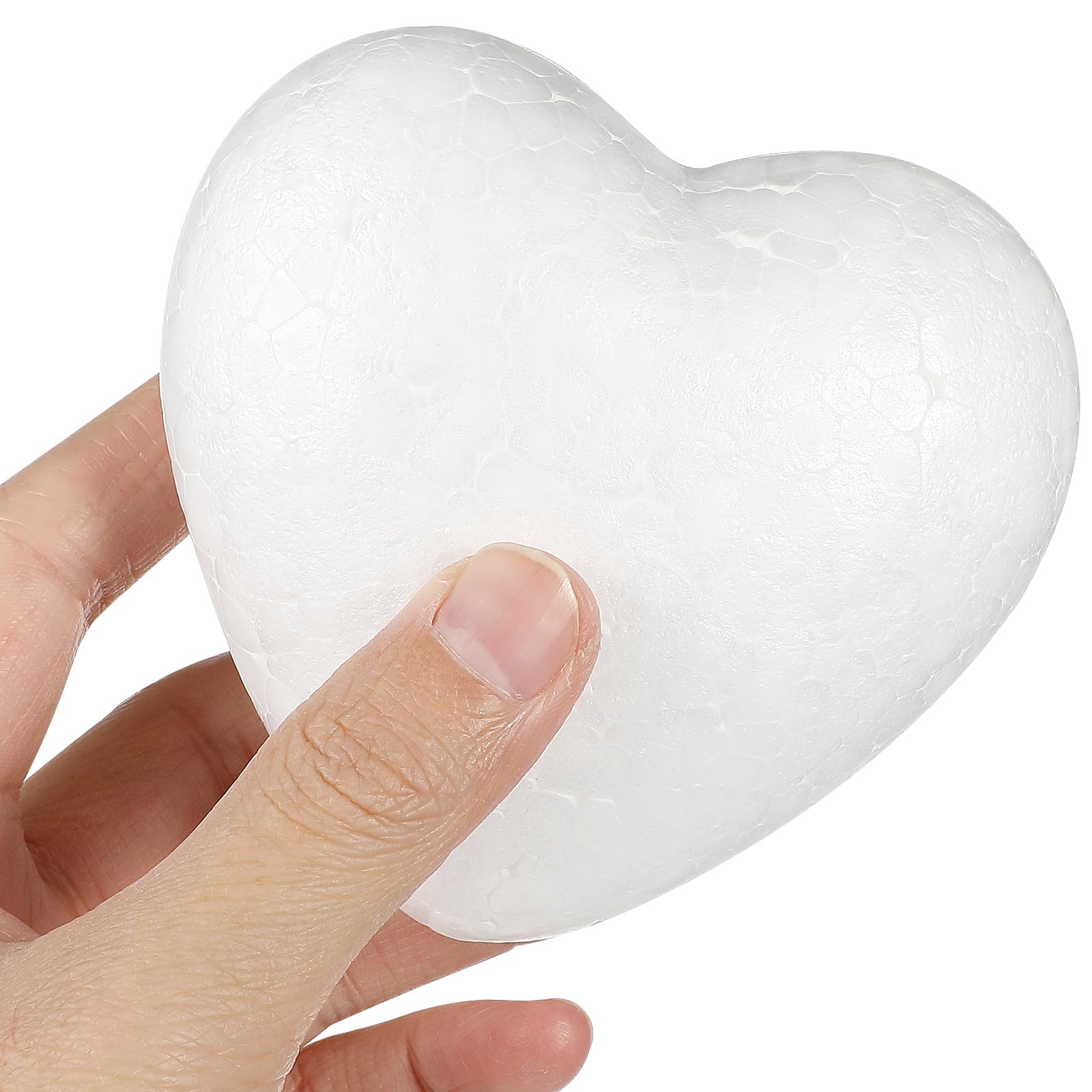 2 Cuori In Polistirolo Per Artigianato - Forma Aperta, Per Decorazioni Fai Da Te E Regali - Foto 7