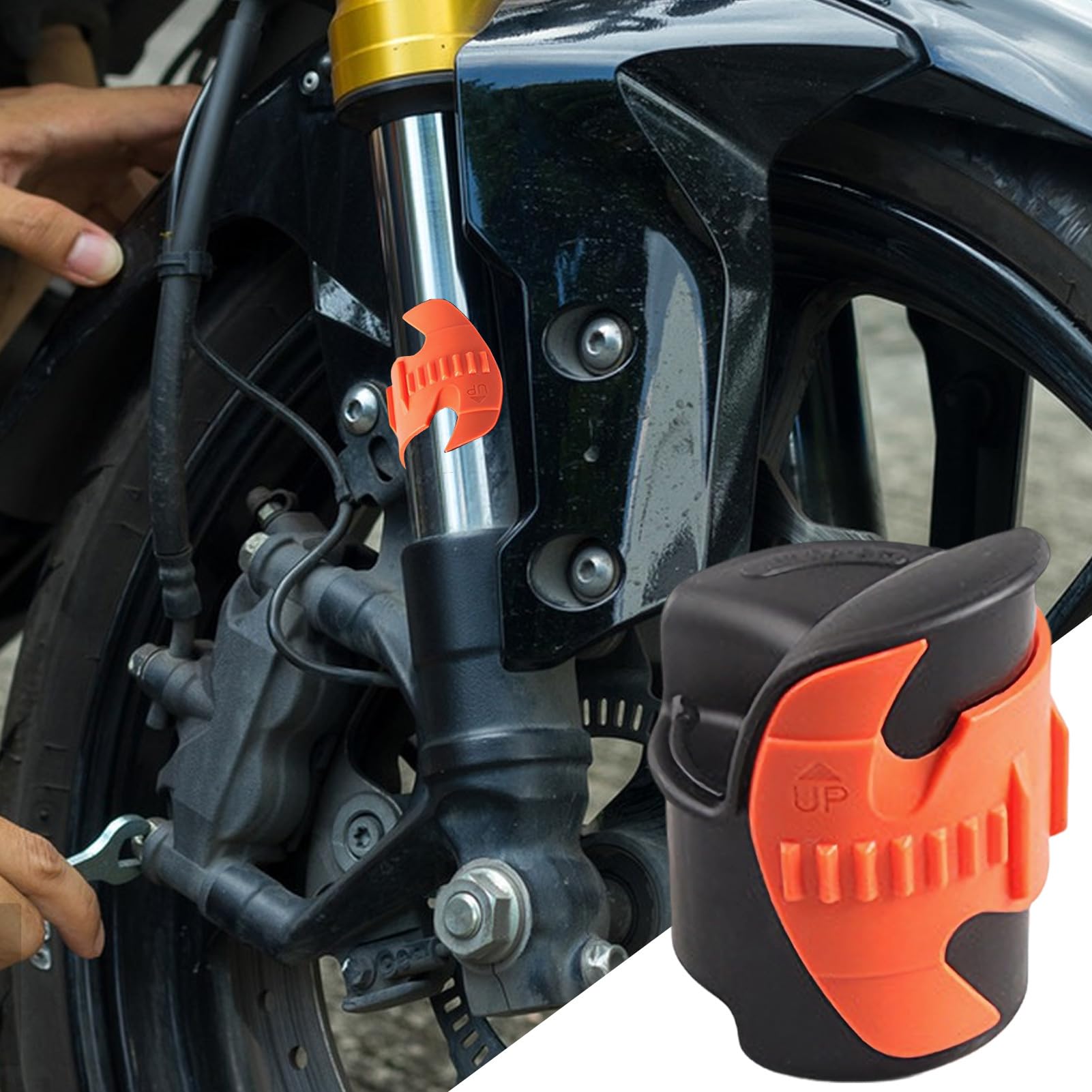 Ammortizzatore per anteriore della moto, ammortizzatore anteriore invertito, strumento di pulizia per riparazione adatto a tutte le guarnizioni della della moto da 45-55 mm