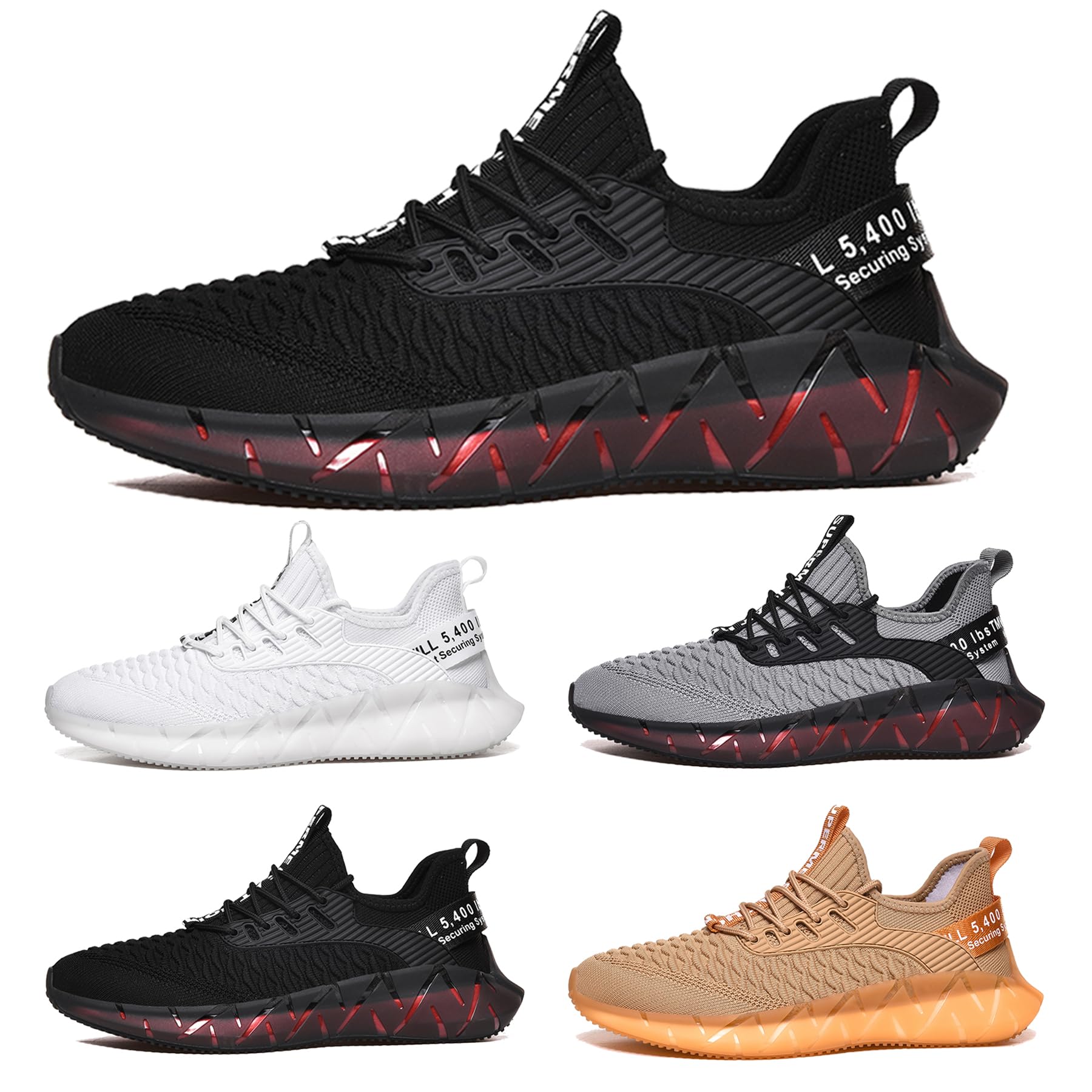 Laufschuhe Herren Damen Sportschuhe Atmungsaktiv Leichte Turnschuhe Straßenlaufschuhe Outdoor Schuhe Fashion Gym Fitness Sneaker36EU-46EU