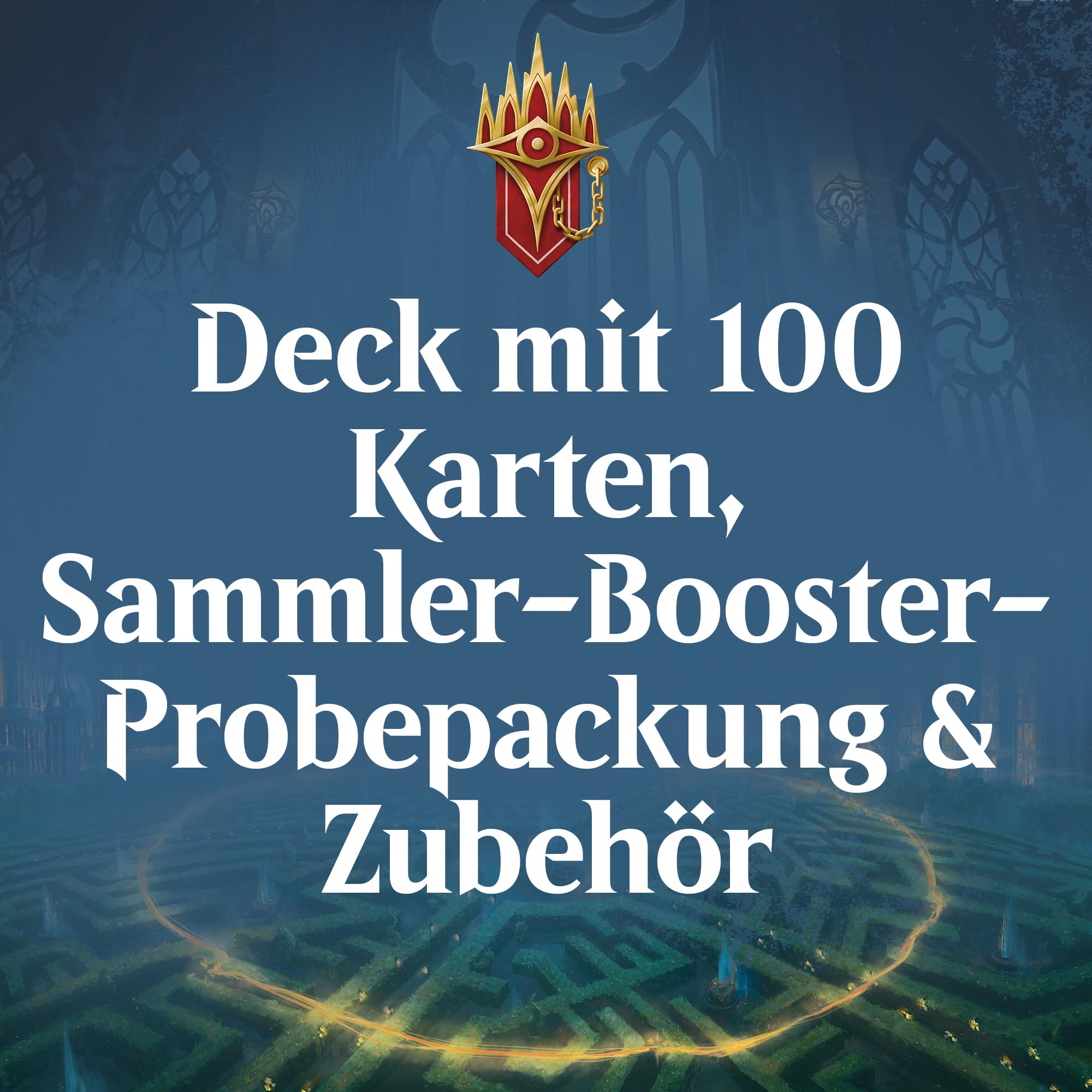 Magic: The Gathering – Mord in Karlov Manor Commander-Deck – Versteckte Drohung (Deck mit 100 Karten, Sammler-Booster-Probepackung mit 2 Karten und Zubehör) (deutsche Version)