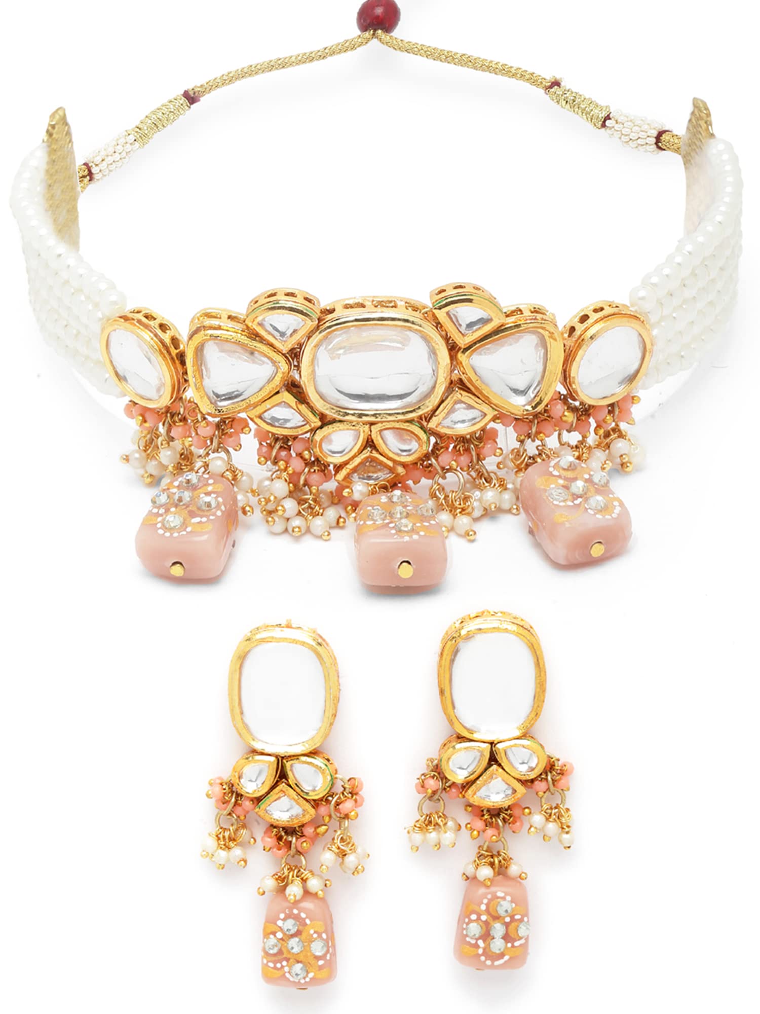 See full amazon price history chart for Karatcart Peach Designer Tumble Polki Kundan Necklace Set for Women Karatcart Peach Designer Tumble Polki Kundan Necklace Set for Women (B0B3S77KK6) Amazon Price History, Amazon Price Tracker