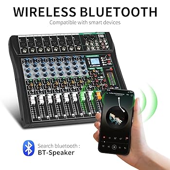 Amazon.com: XTUGA 8 Channel Audio Mixer Sound Board Mixing