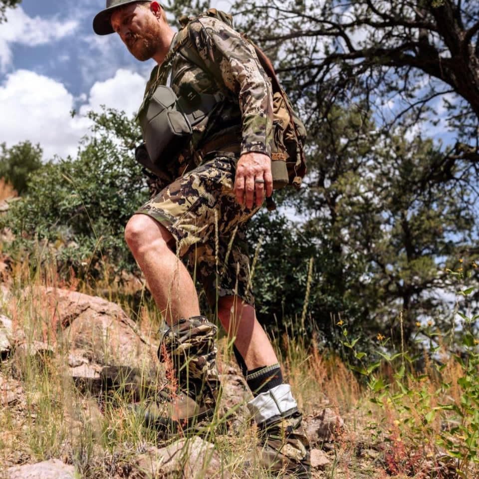 Pnuma Outdoor Pursuit Pant Caza Veil Camo, Heavy Duty Polyester, Nylon Reinforced, 5 Pockets, Articulated Knees (P2002C) - Image 2