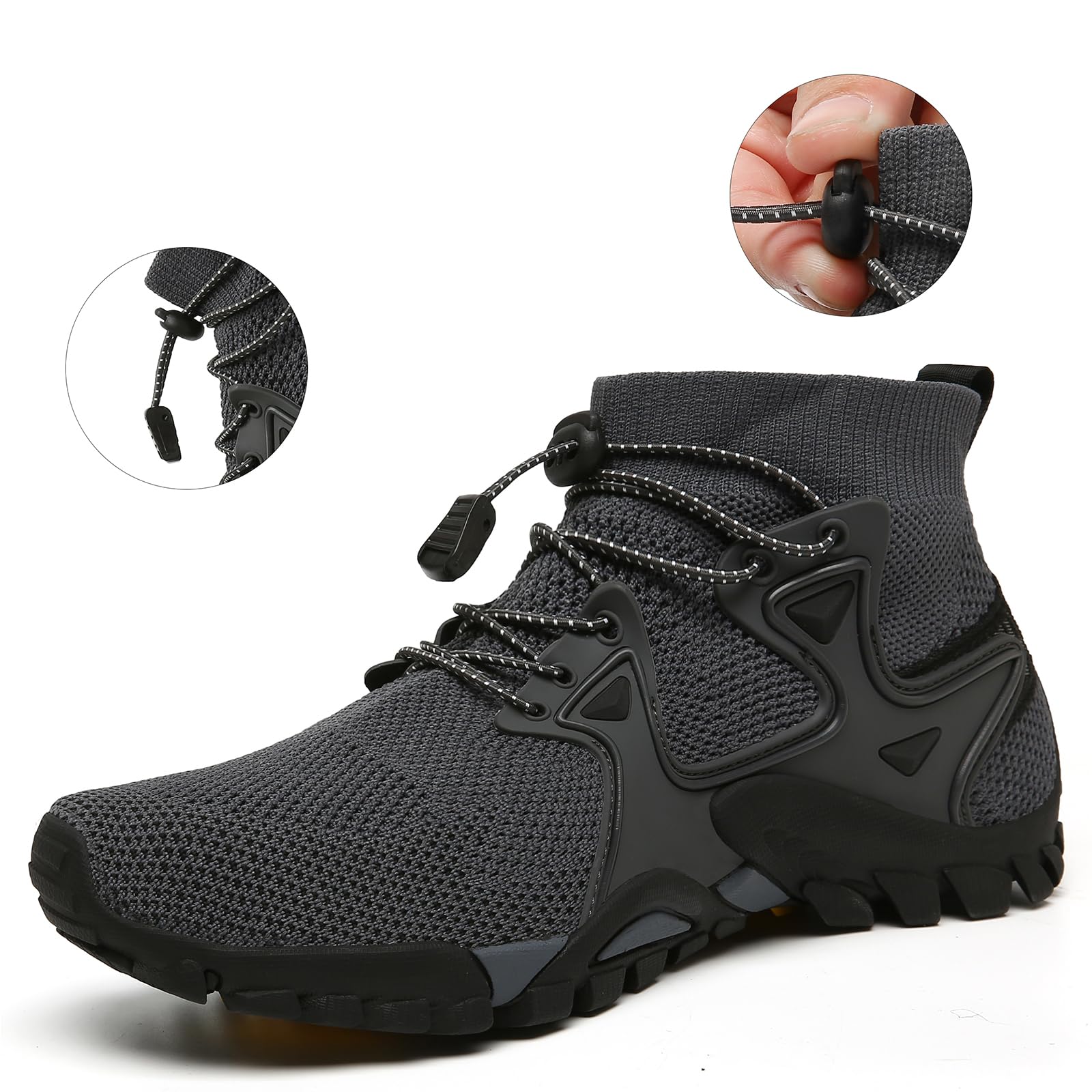 Cliont Scarpe da Immersione Uomini Donne Scarpe da Acqua all'aperto per Escursioni Trekking Arrampicata Scarpe