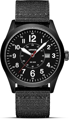 LN LENQIN Mens Watches Military Watch Sport Analog