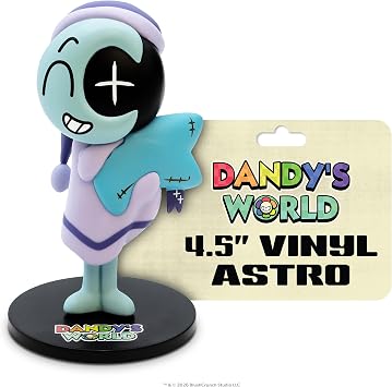 Culture Fly Dandys World 4.5-Inch Vinyl Figure, Astro, Officially Licensed Collectible, Detailed Multicolor Finish, Durable Construction, Display Ready