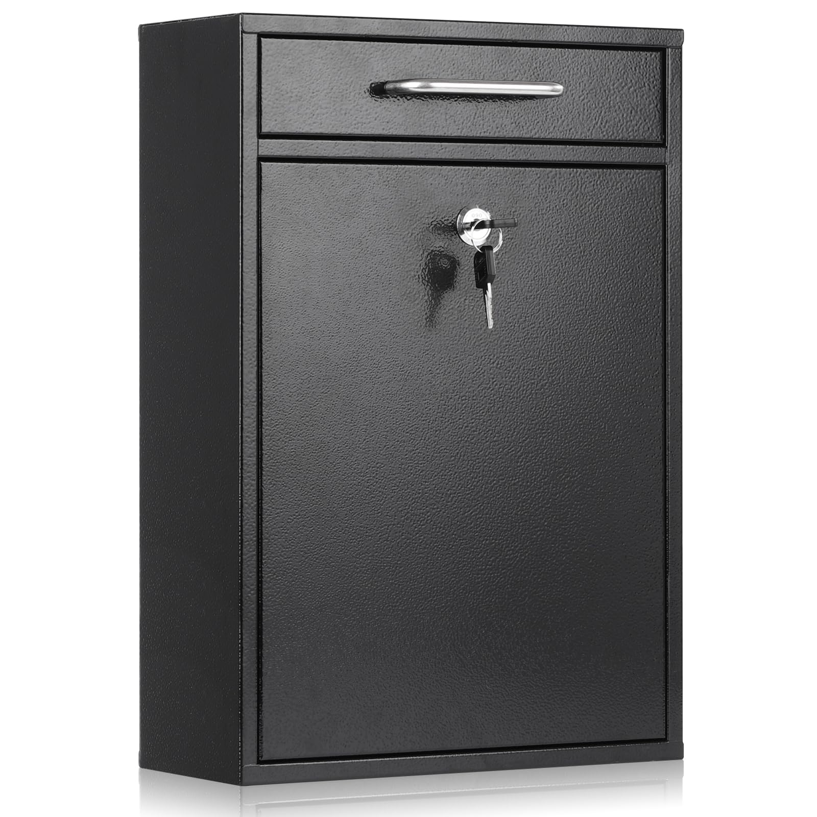 xydled Metal Mailbox Wall Mount, Large Locking Mailbox