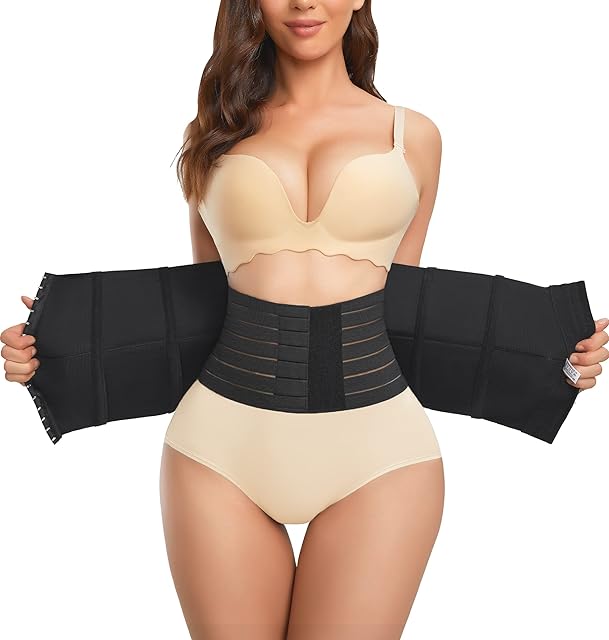 Junlan Waist Trainer for Women Body Shaper Corset Sweat Workout Waist Tranier Belt for Women