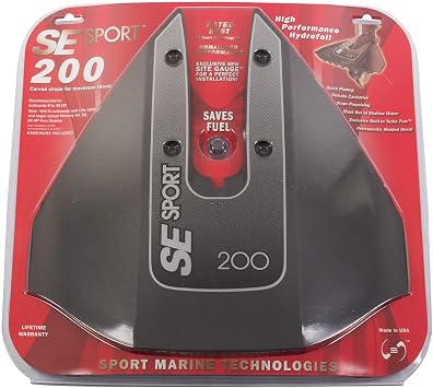 Sport Marine SE Sport 200 High Performance Hydrofoil for 8-40HP Motors, Gray
