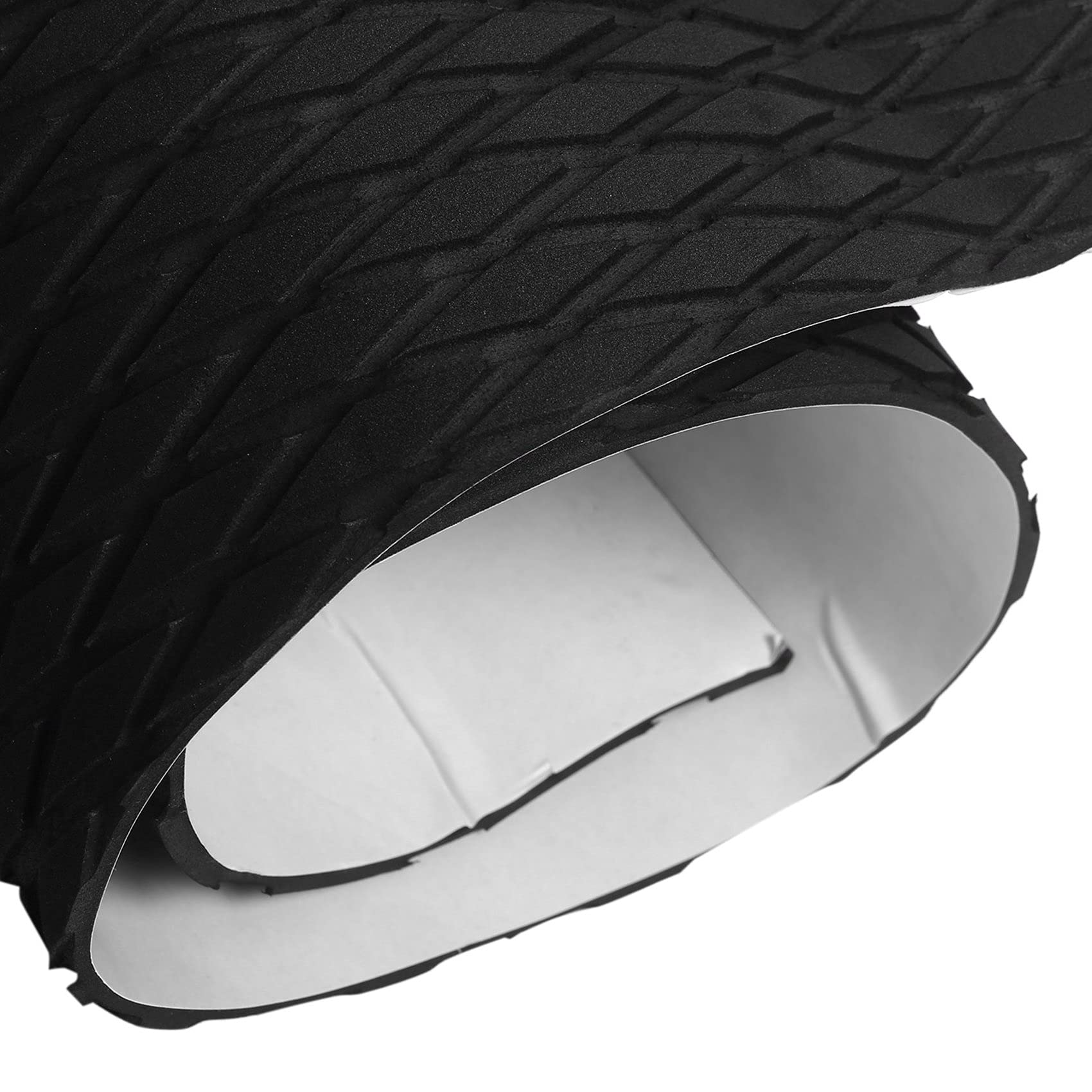 Lot de 8 patins à eau antidérapants en mousse EVA - 37 x 92 cm - Noir