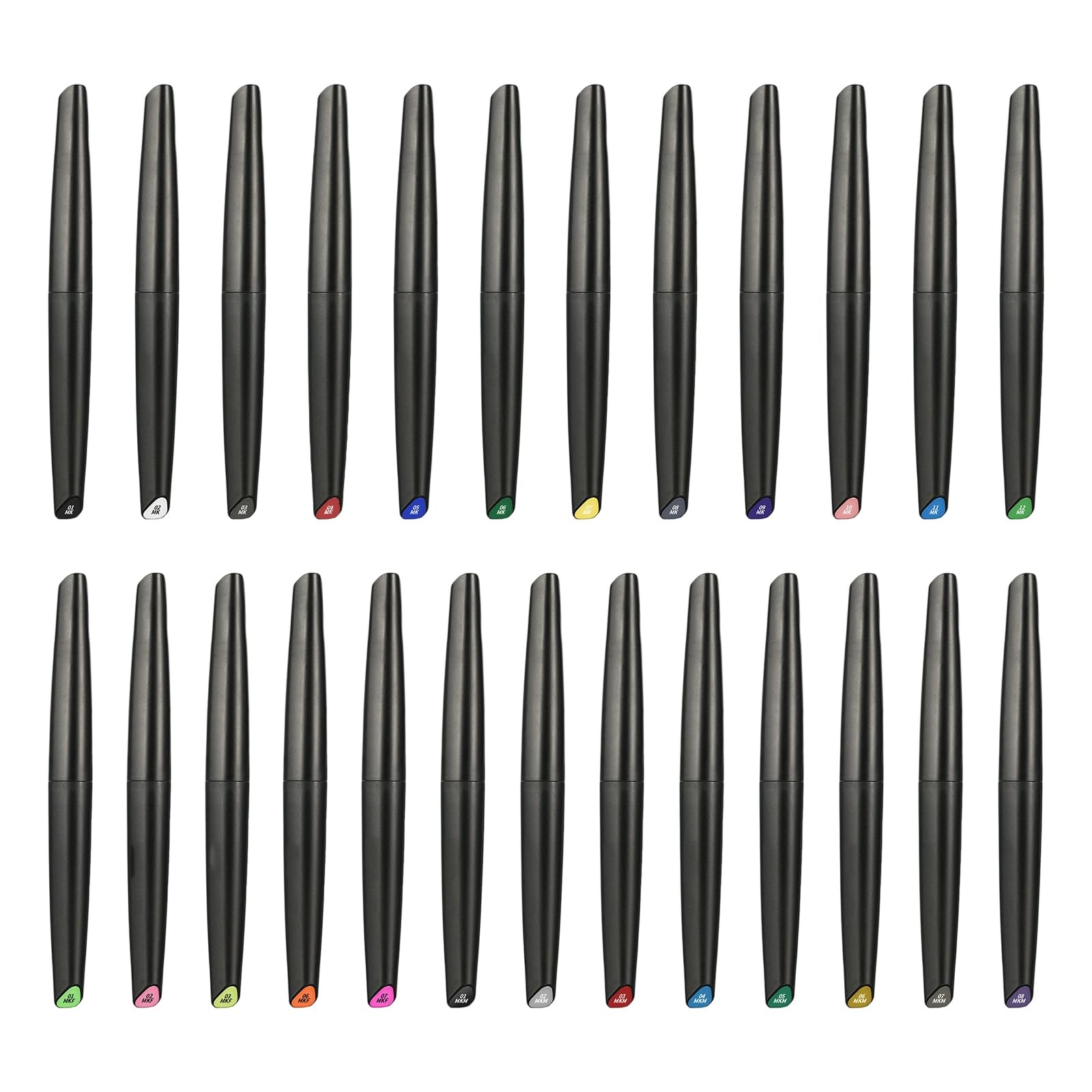 Set di 26 pennarelli per modellismo, inclusi gomme da cancellare, penne, matite per pittura in miniatura, artigianato e costruzione di pennarelli ABS