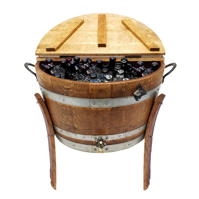 Buy Central Coast Creations Half Barrel Ice Chest Wine Barrel