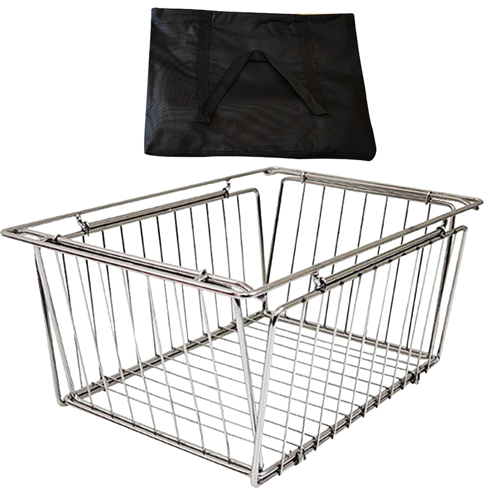 Cesta de mesa de acero inoxidable, cesta de almacenamiento plegable Cesta | Cesta escurridora de Mesa Cesta para Lavado de Verduras para Picnic, Barbacoa, Playa, Patio