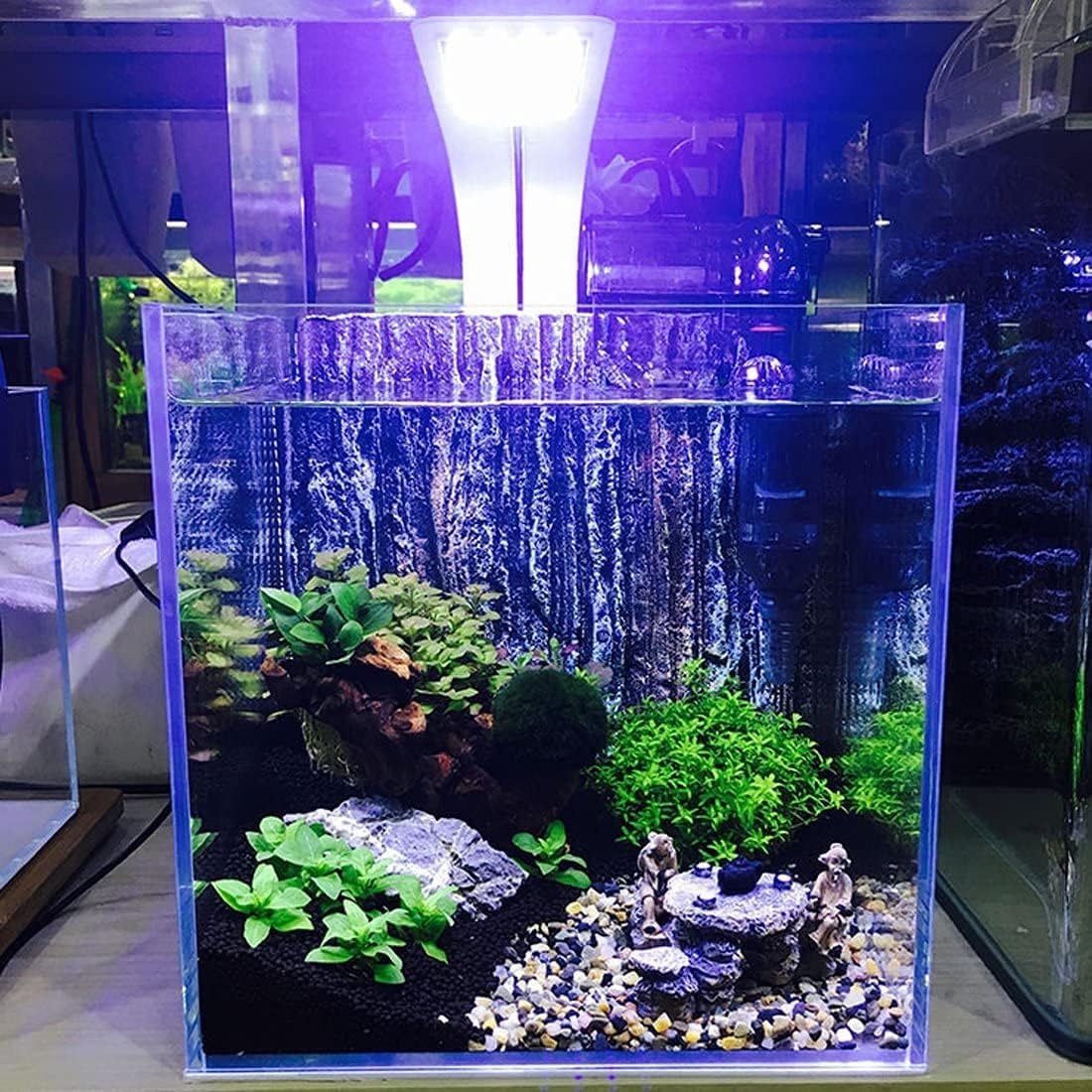 Amazon.co.jp: OsAtNb 水槽 ライト アクアリウム 24LED（20白4青）10W
