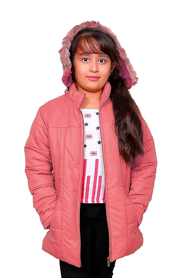 Street Line Pink Full Sleeve Solid Girls Jacket