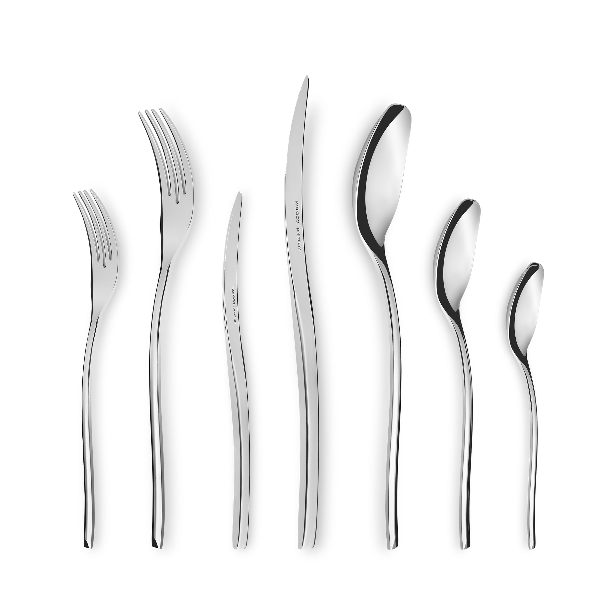 Karaca Dora 84 Piece 12 People 316+ Premium Cutlery Set, Stylish, Rustproof, Robust, Long-Lasting, Corrosion-Resistant, Dishwasher Safe, Retains Its Shine — image 1