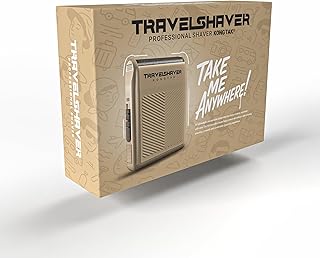 Solo Single Foil Pocket Shaver | Travel Shaver for Professional & Home use | 120 Min Runtime Cordless use, Powerful USB-C (Gold)