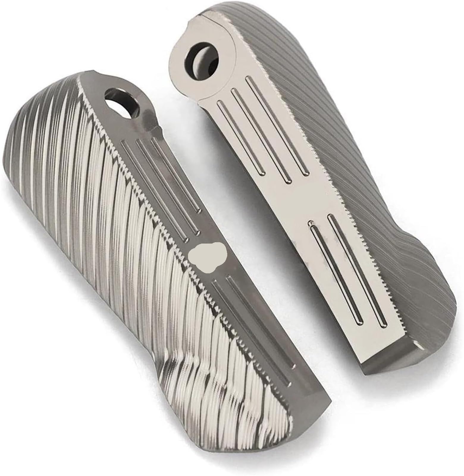 Estribos para moto Pedal de pie para moto para Vespa para gts 150 250 300 Para GTV 2013-2021 Motocicleta(Champagne)