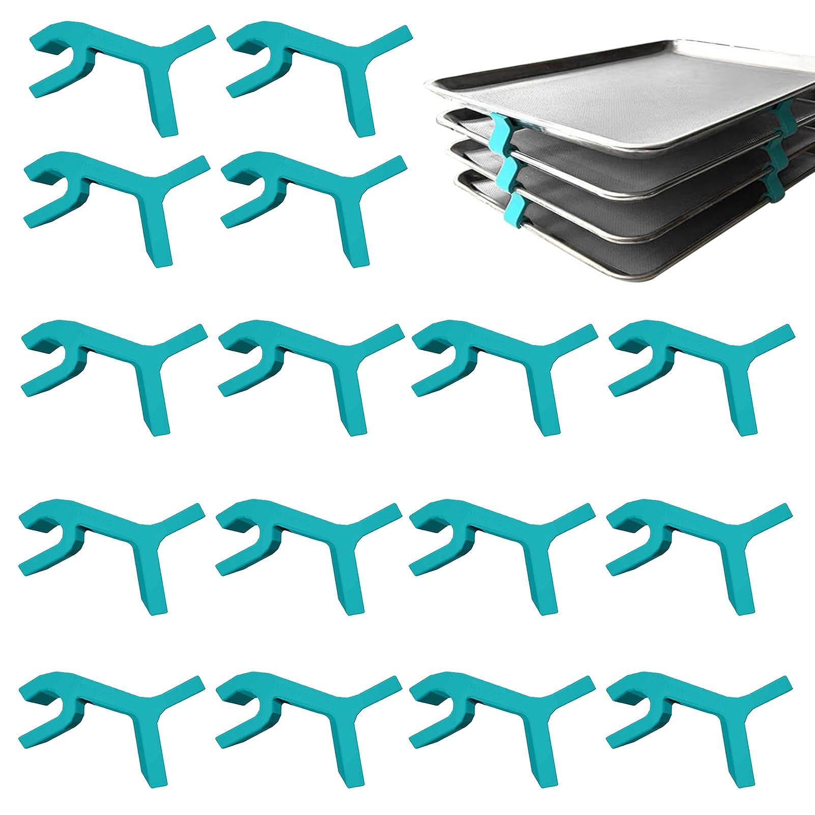 Mehrzweck-Backblech-Stapler, Backblech-Stapler - Mehrzweck-Stapelklammern für Blechpfannen | Platzsparender Blechstapler, robuster und stabiler Blechstapler für Gefriertrocknungsbleche und Backen