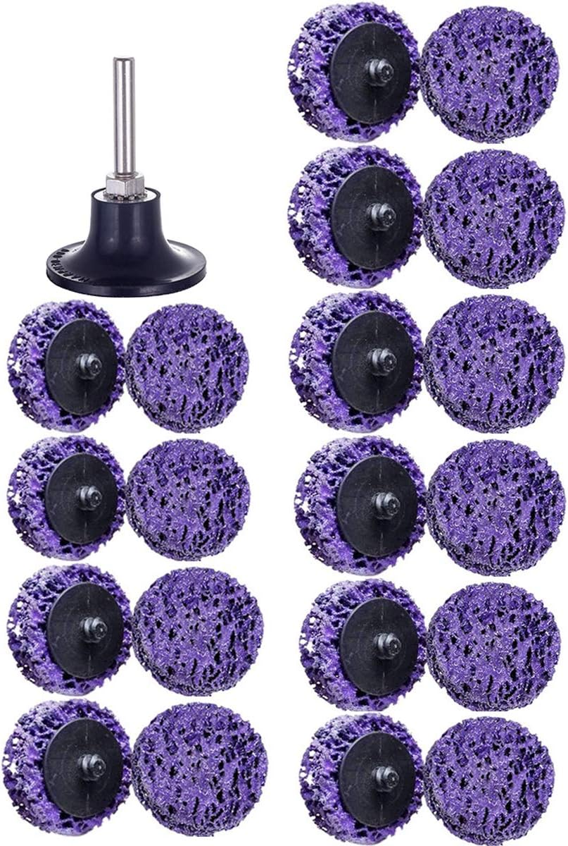 21 Pcs 2" Quick Change Easy Strip Discs, Paint Stripping Wheel for Drill,Die Grinder Attachments for Strips Paint