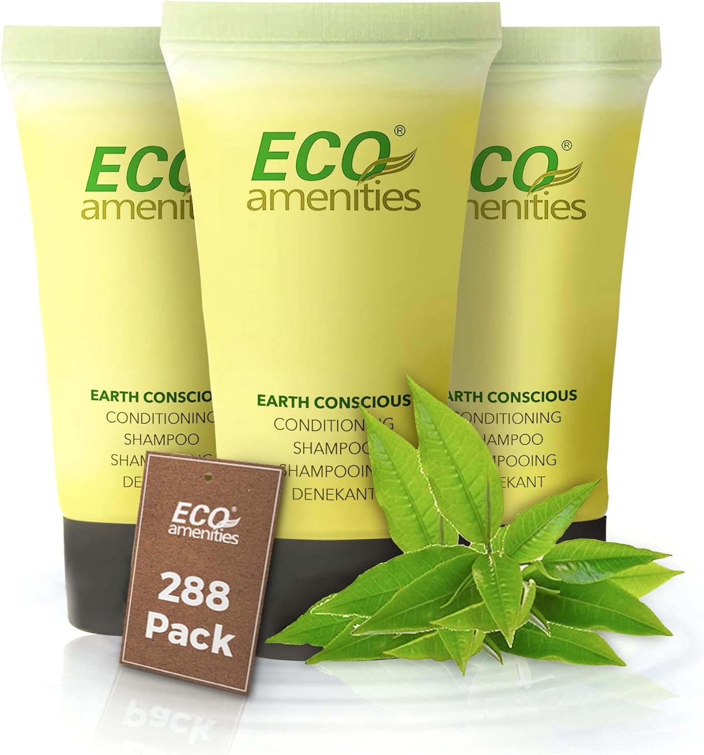 ECO AMENITIES Travel Size 0.75oz Hotel Shampoo and Conditioner Bulk