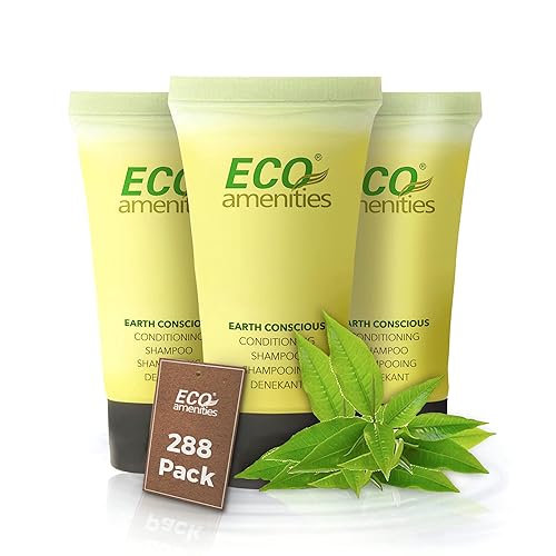 ECO Amenities Champú acondicionador, juegos de champú y acondicionador tamaño viaje, mini juegos de champú y acondicionador – Champú y