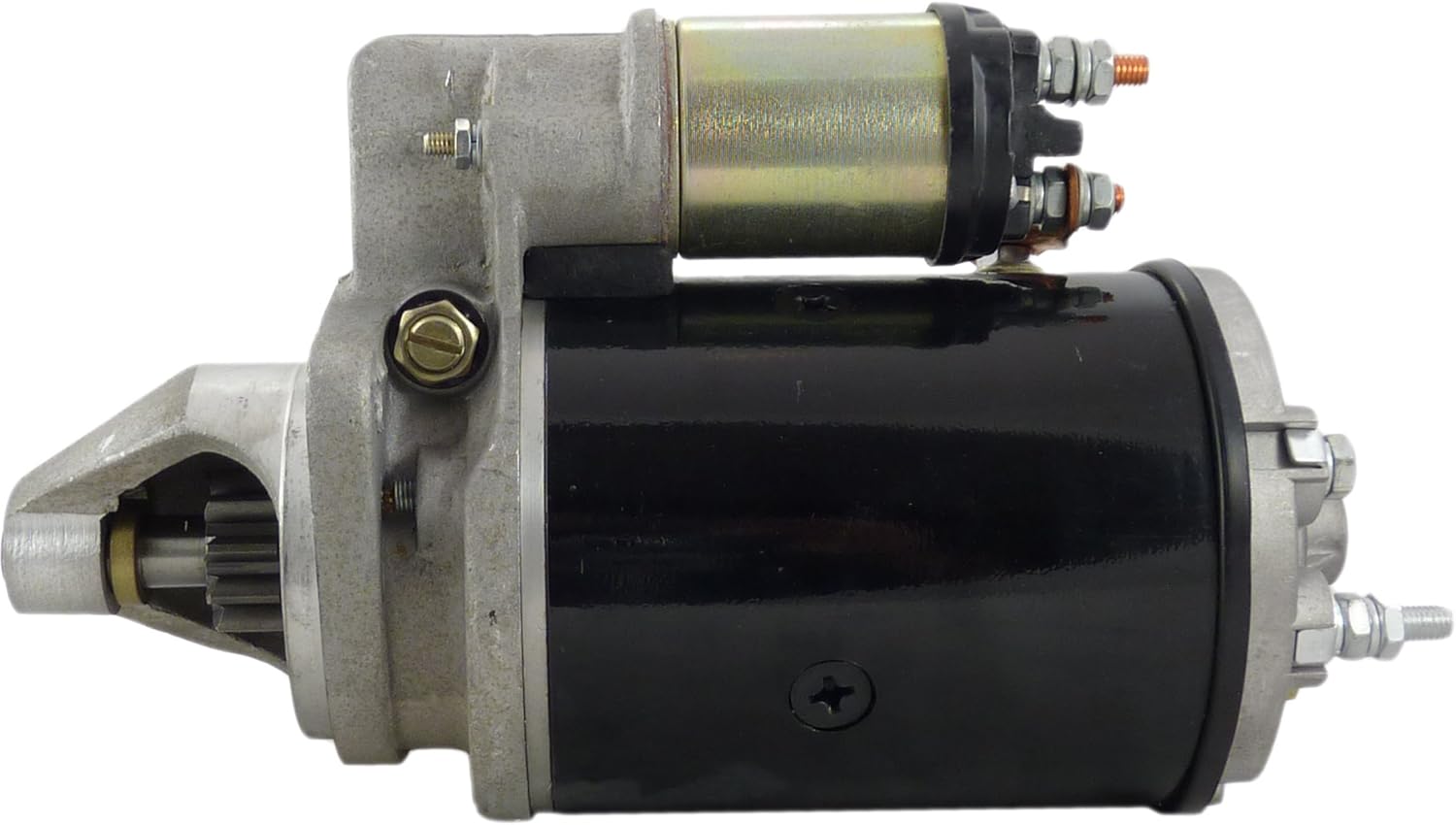 New Starter for Massey Ferguson w/Perkins Farm & Ind Equip 1970-2000 MF-9500 Perkins 6-354 MF-50 Perkins AD4-203 MF-50E Perkins A4-248 27539, 27539A ,27539B, 27539C, 27539D, 27539E, 265-50102, LRS0023