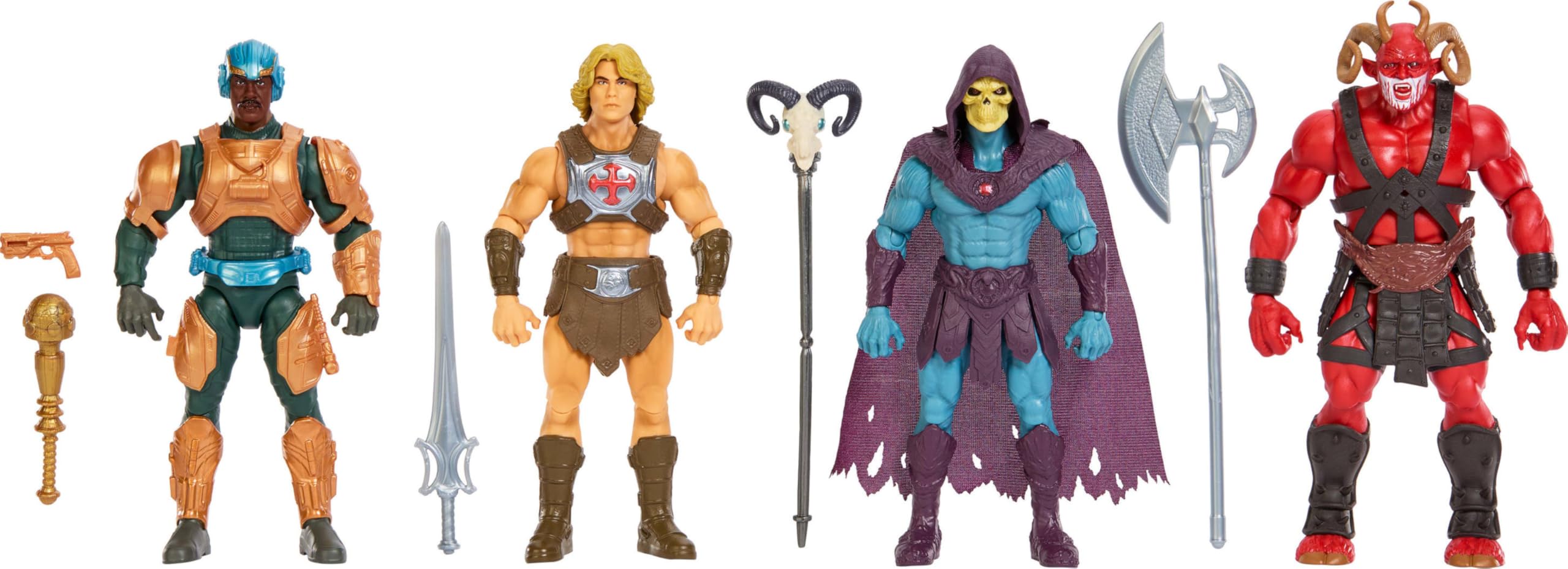 Amazon.com: Masters of the Universe Action Figure Toy 4 Pack, 5.5