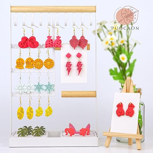 Miniatura 3 de Puocaon Cortadores de arcilla de invierno de nieve, 10 piezas de cortadores de arcilla para decoración de copos de nieve de Navidad para joyas de