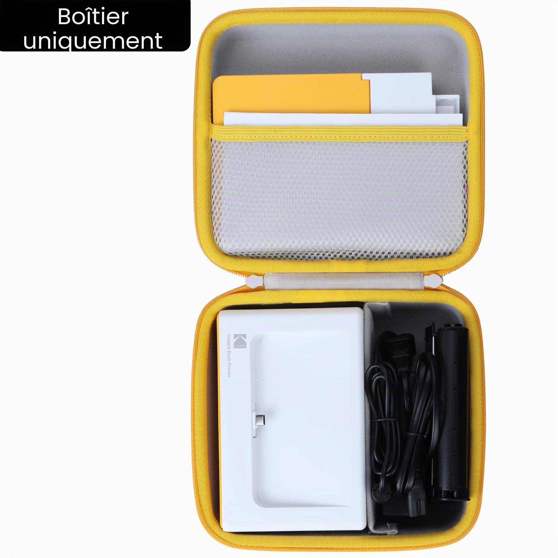 Lebakort Dur Étui Housse Cas Compatible avec Kodak Dock Plus 4PASS Imprimante Photo (Gris)