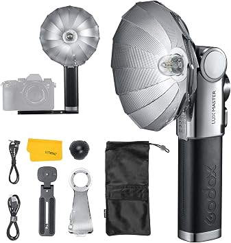 GODOX Lux Master Retro Camera Flash, GN25 2.4G HSS TTL Vintage Flash