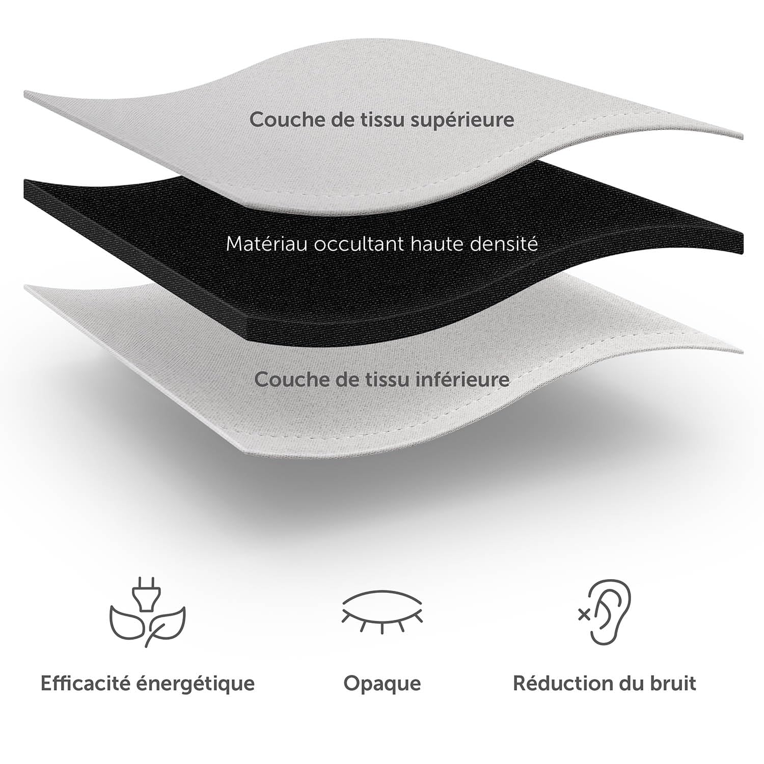 Blumtal - Lot de 2 Rideaux Occultants - Rideau Thermique Isolant Anti Froid - Rideau Occultant avec Œillets - Rideau Fenetre pour Toutes Les Saisons, 140 x 245 cm, Anthracite