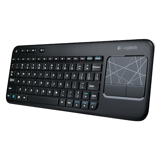 Logitech Wireless Touch Keyboard K400 with Built-In Multi-Touch Touchpad