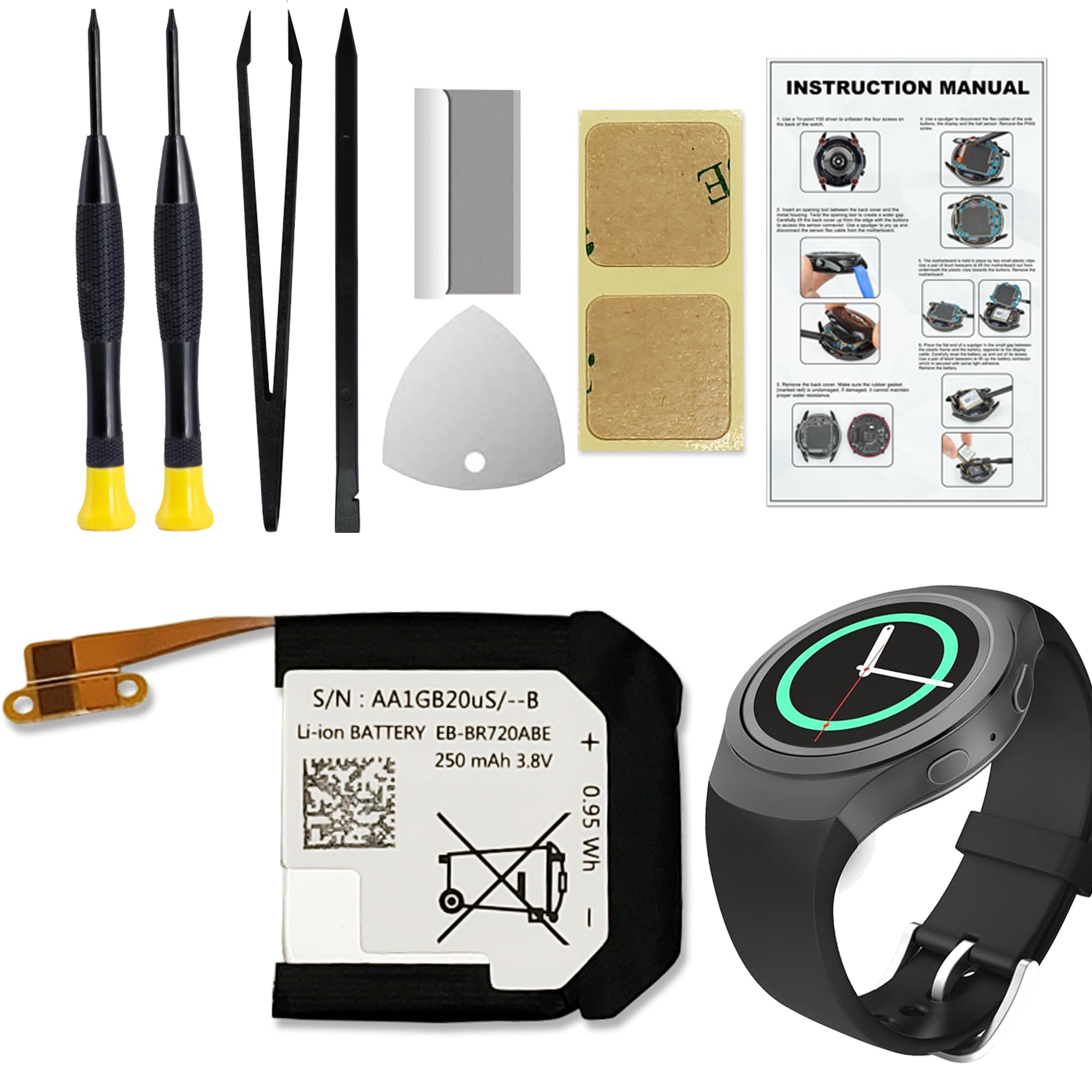 Amazon.com: Replacement Battery for Galaxy Gear S2 & Gear S2