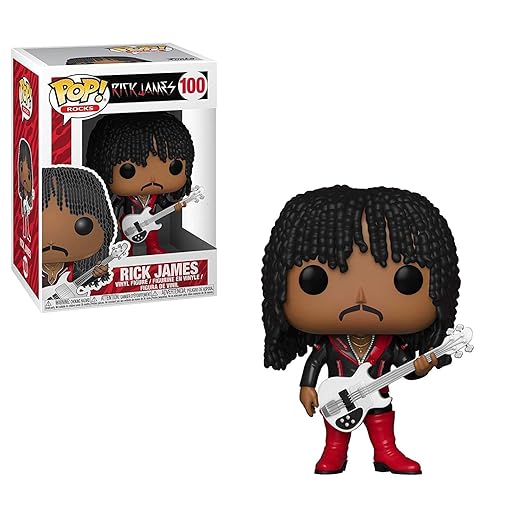 Funko Pop! Rocks: Rick James - Super Freak Toy, Multicolor