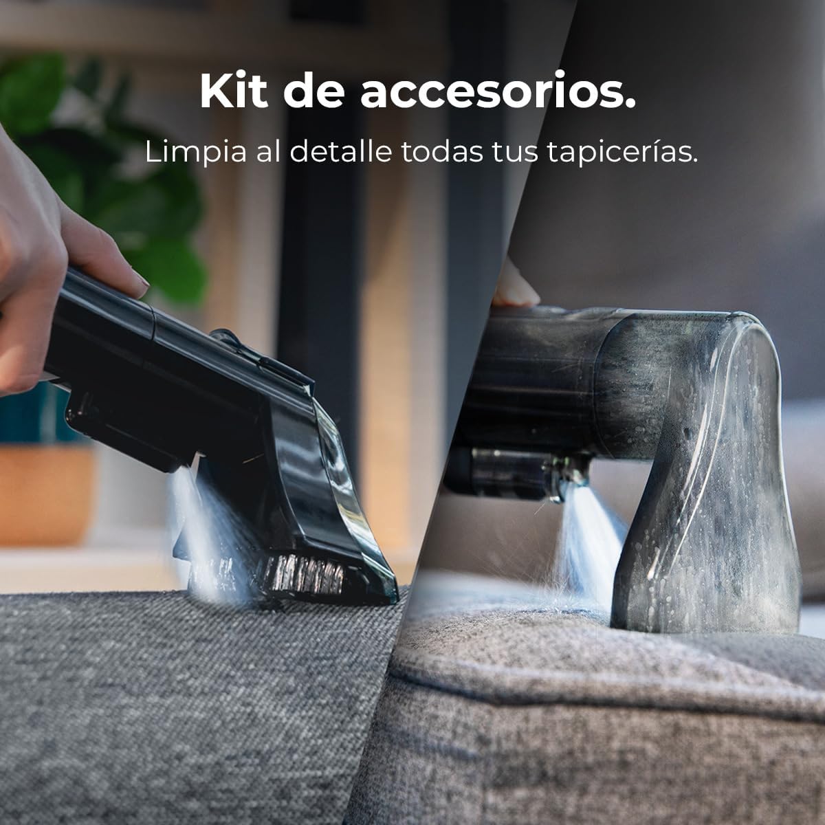 Cecotec Conga Popstar 3000 CarpetClean Upholstery Vacuum Cleaner. 400 W, 2 Tanks -1 Clean Water and 1 Dirty Water Sprayer, Action Radius 6 m, Hose Length 1.2 m 7