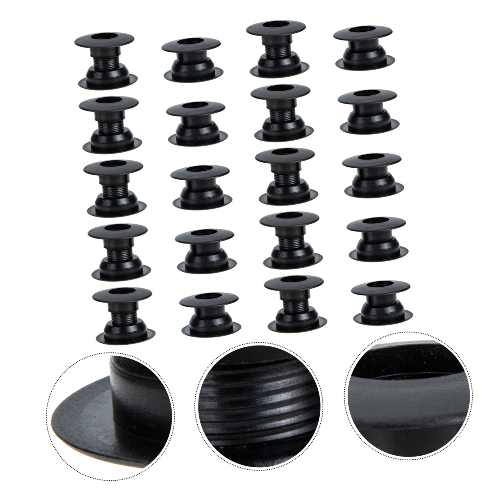 VANZACK 20 Pares De Accesorios De Futbolín Piezas De Mesa De Futbolín Casquillos De Futbolín De Mesa Rodamientos De Varilla Universales Suministros De Futbolín Casquillos De Futbolín