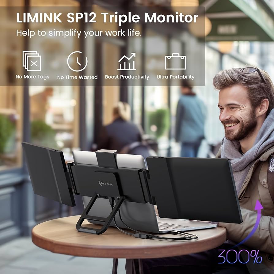 Amazon.co.jp: L LIMINK SP12 ポータブルトリプルモニター 13~16