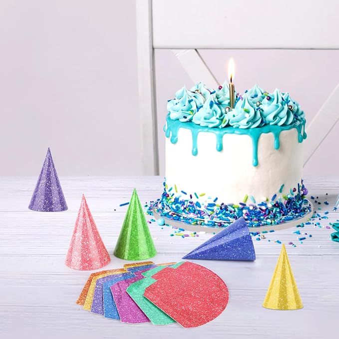10 Sombreros de Fiesta Mini Coloridos para Peluches miniatura 7