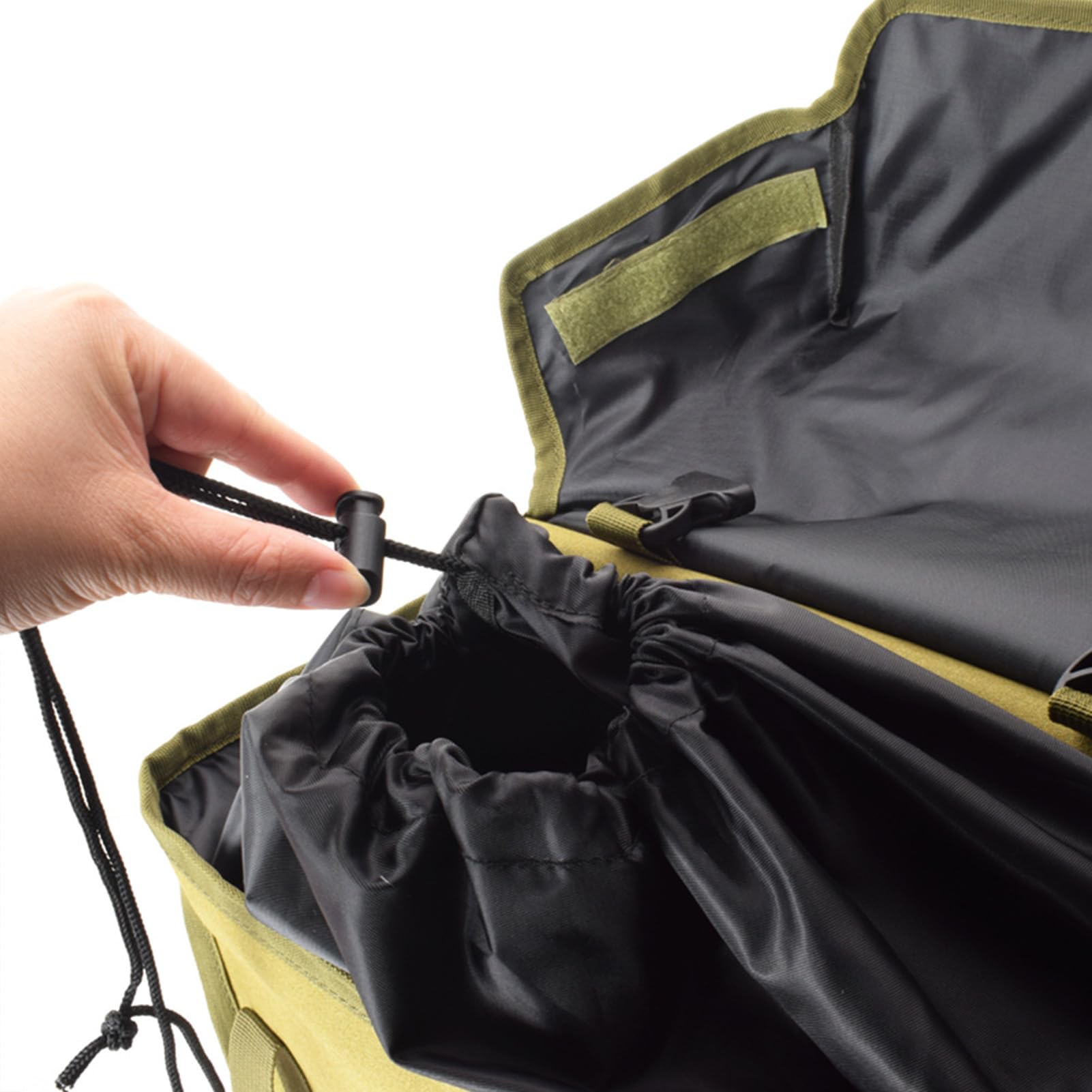 Sxhlseller Borsa Doppia per Seggiolino Bici in Tela di Grande capacità Borsa da Sella per Ciclismo a Tenuta Stagna per Viaggi a Lunga Distanza (43 litri)