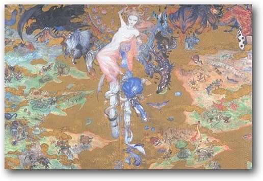 Amazon Yoshitaka Amano 壁の絵 天野喜孝ポスター 部屋飾り キャンバスウォールアート 印刷 ポスター 版画 壁飾り 壁の絵 壁掛け ホームアートワーク08x12inch x30cm ウォールステッカー オンライン通販