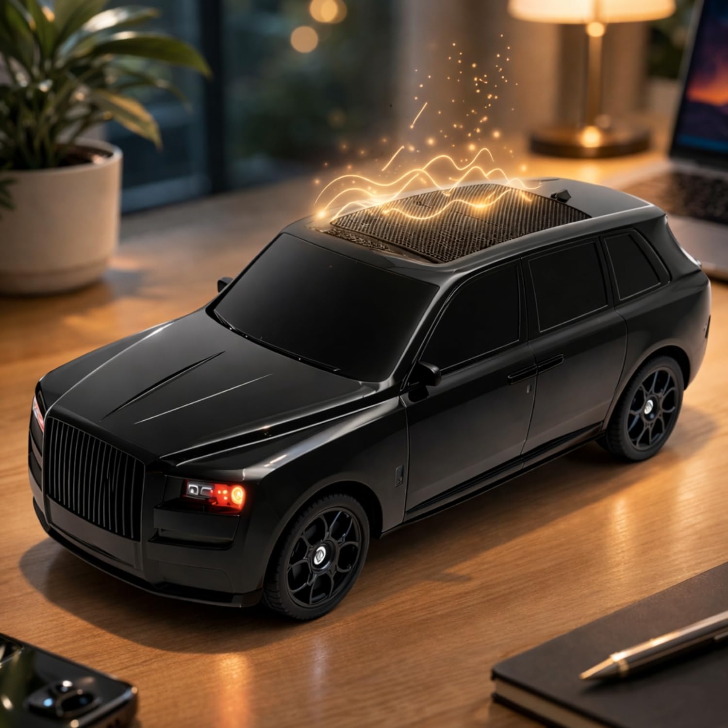 Toy Imagine Bluetooth Toy Car Speaker | Portable Car-Shaped Wireless Speaker with 5W Stereo Sound & 1200mAh Battery | TF/USB/FM/TWS Support, Multicolor Music Toy-image-33
