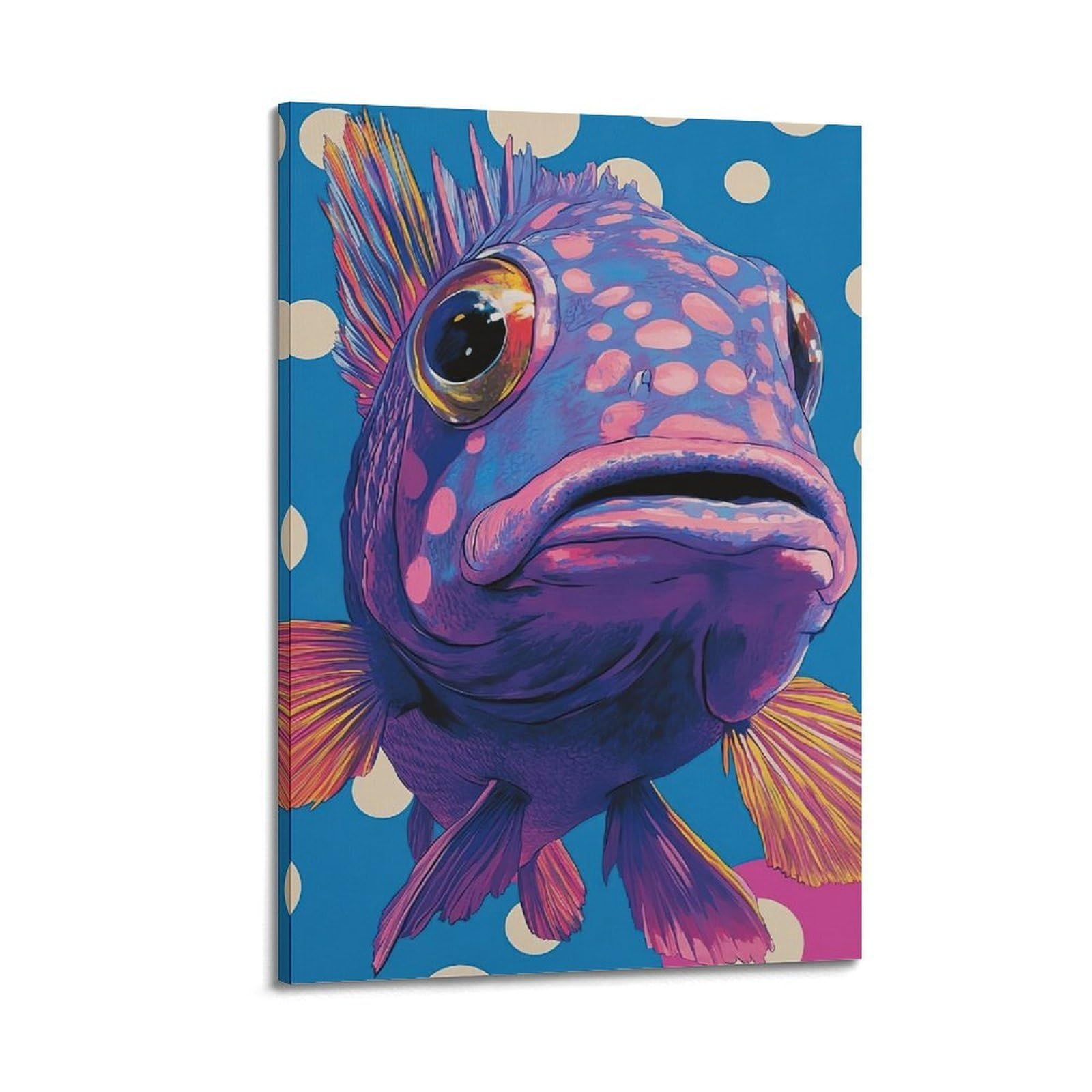 Poster poisson WIZIGM pour habiller un mur vide - 6